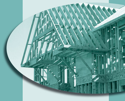 Photograph of House under construction